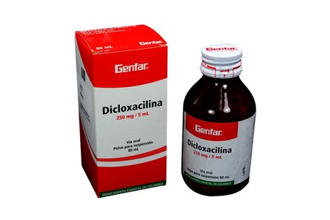 dicloxacilina dosis pediatrica